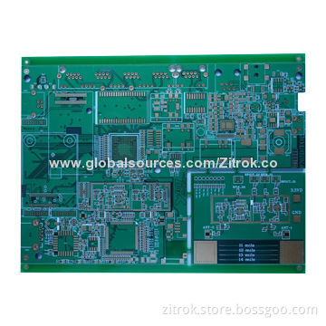High-density Multilayer PCB with 0.15mm Minimum Via Diameter and ENIG Surface Finish